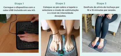 Massageador elétrico para os pés Almofada