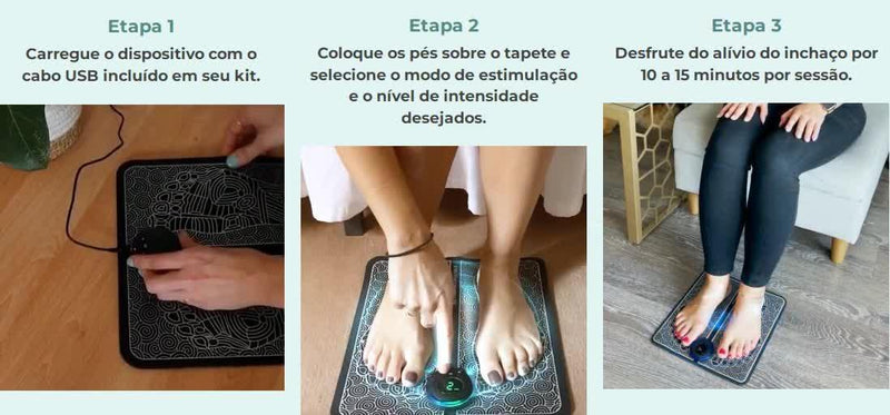 Massageador elétrico para os pés Almofada - Lojeri