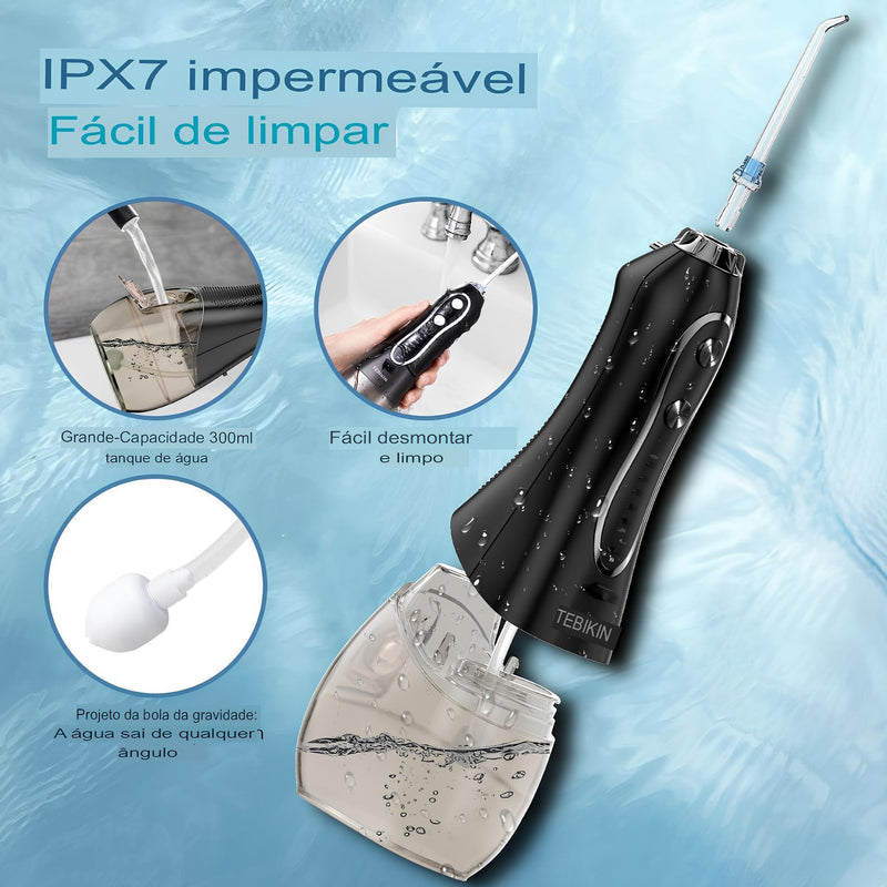 Limpador de Dentes Elétrico para Viagem em Casa 5 Modos. - Lojeri