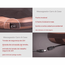 Travesseiro de massagem para pescoço aquecido. - Lojeri