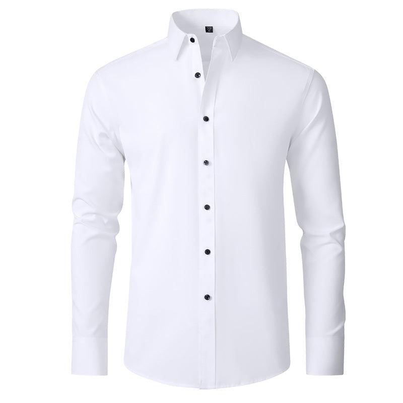 Camisa elástica Masculina de quatro lados, Antirrugas e não precisa passar. - Lojeri