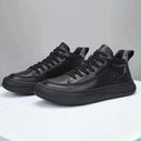 Sapatos Casuais de Couro, Tênis de Cano alto - Lojeri