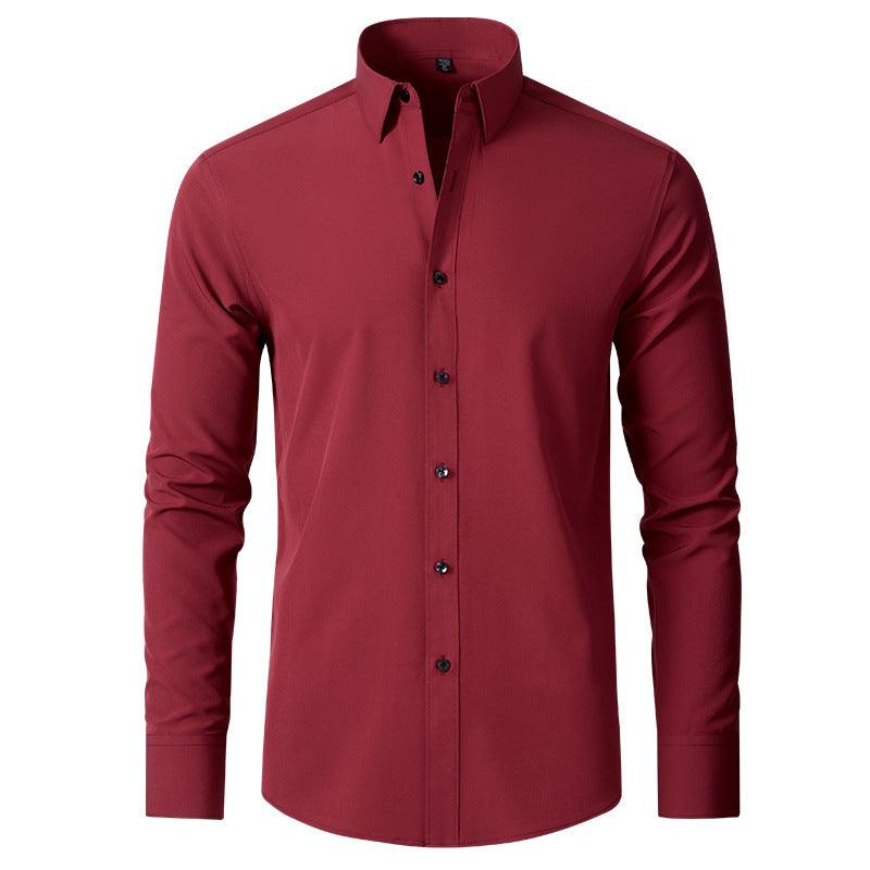 Camisa elástica Masculina de quatro lados, Antirrugas e não precisa passar. - Lojeri