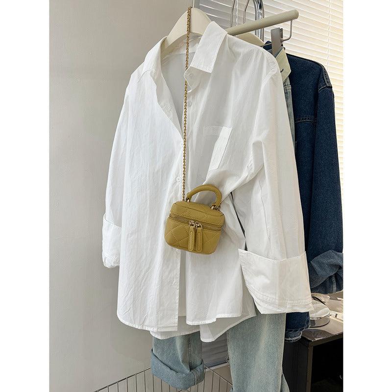 Blusa Longa-Sleeves. Versátil para o Seu Dia a Dia primavera e outono- Para Mulheres Elegantes. - Lojeri