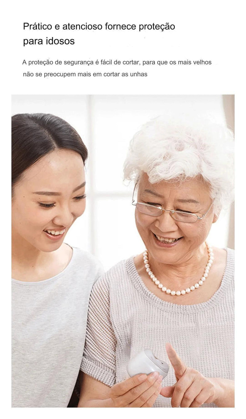 Aparador de Unhas prático Elétrico Nail Clipper - Lojeri