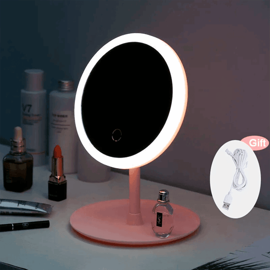 Espelho de maquiagem com luz led - 3 modos - Lojeri