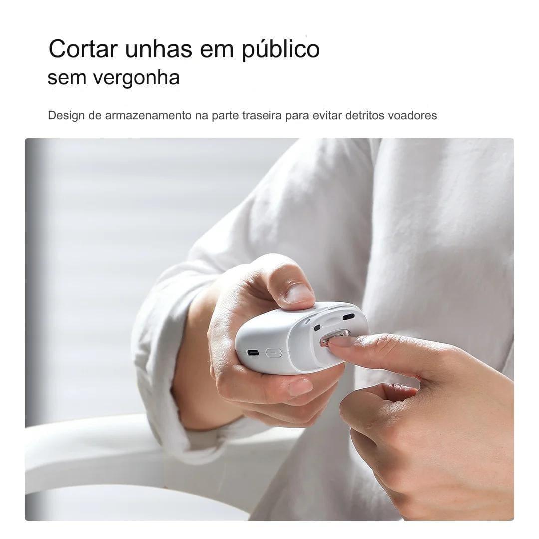 Aparador de Unhas prático Elétrico Nail Clipper