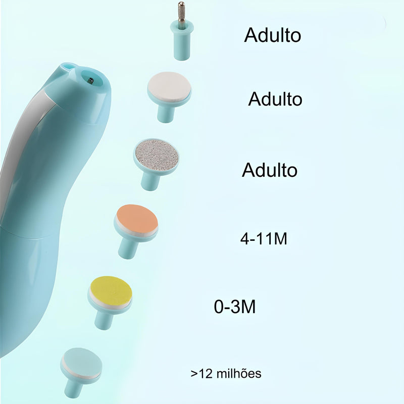 Aparador de unhas elétrico do bebê, Kid Nail Polisher. - Lojeri