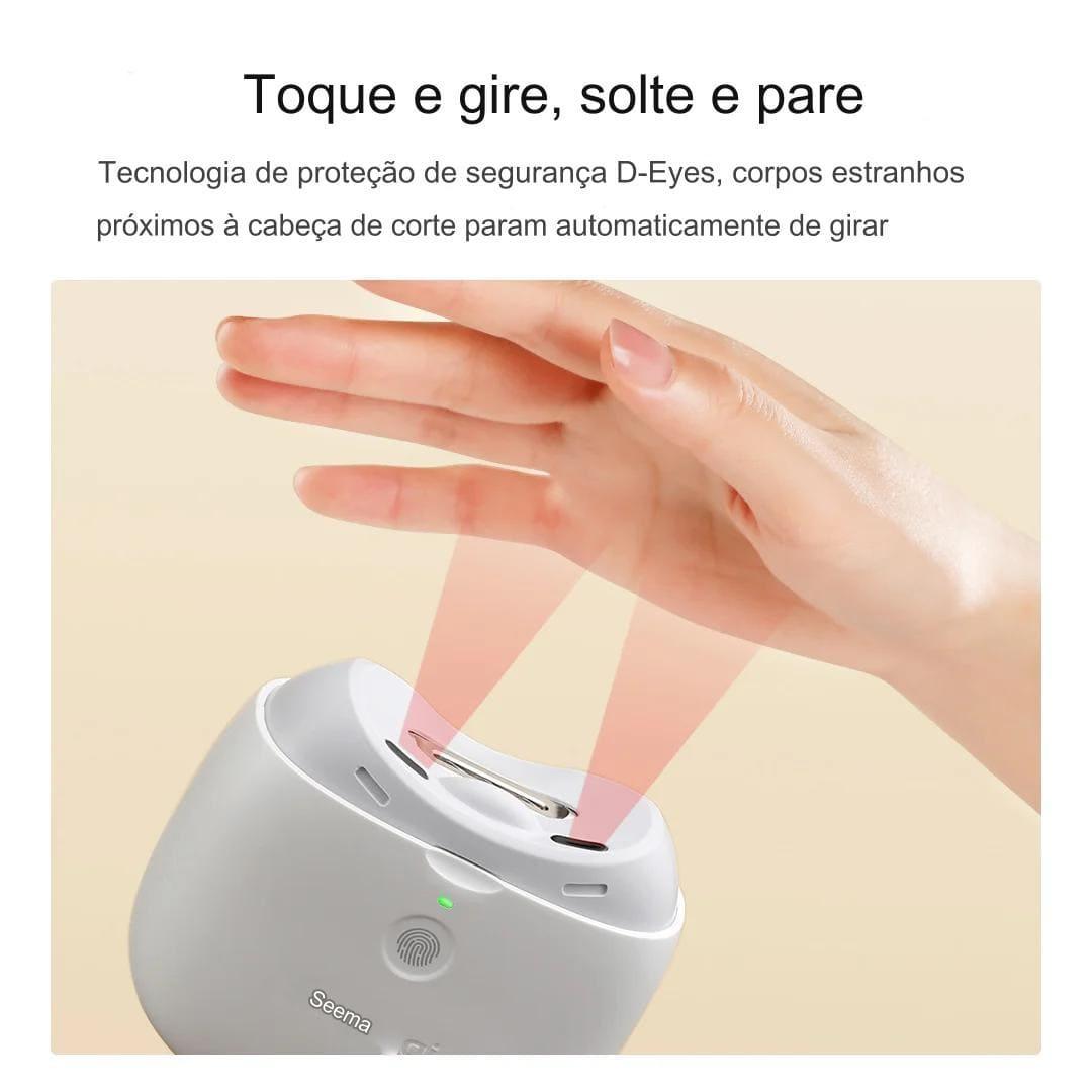 Aparador de Unhas prático Elétrico Nail Clipper