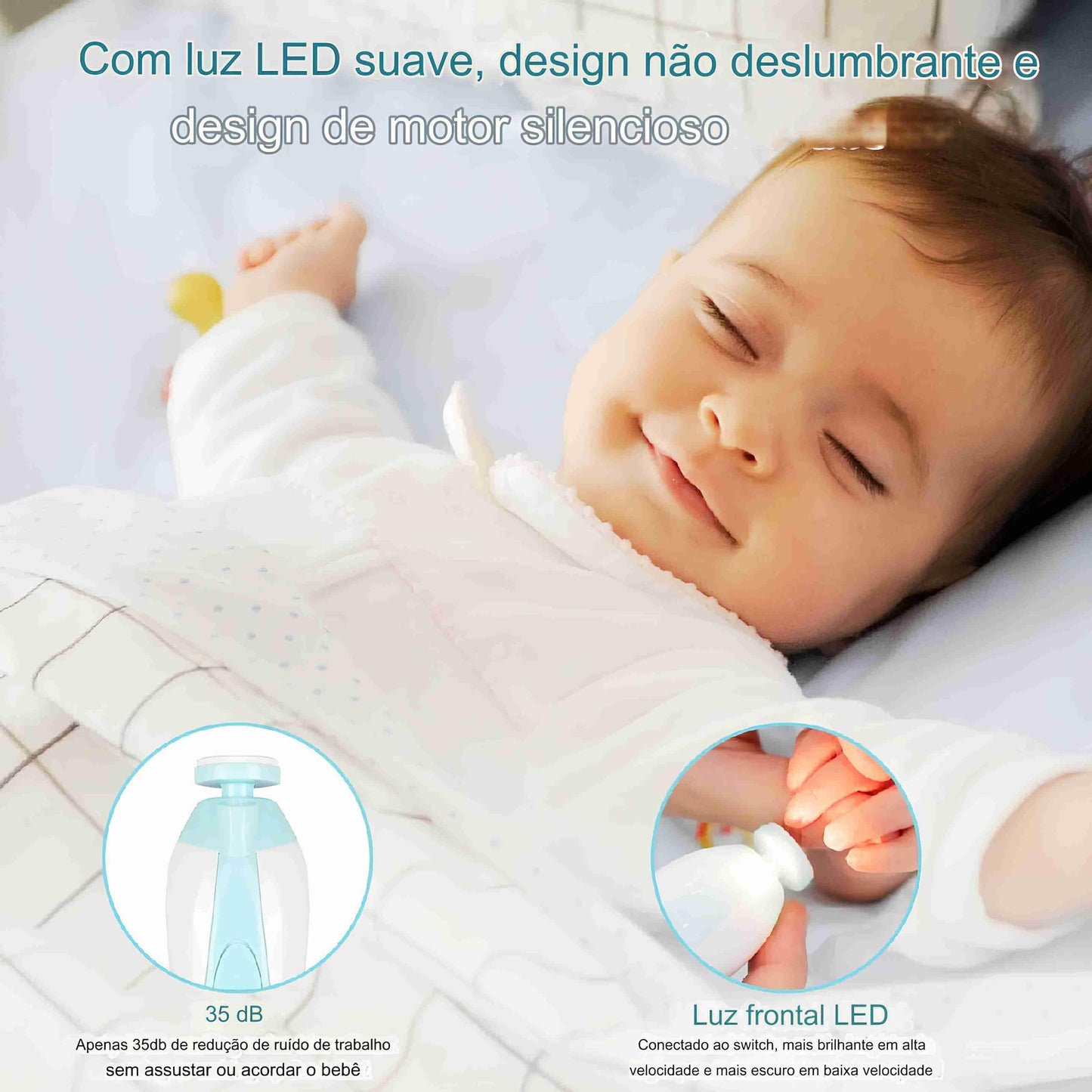 Aparador de unhas elétrico do bebê, Kid Nail Polisher.
