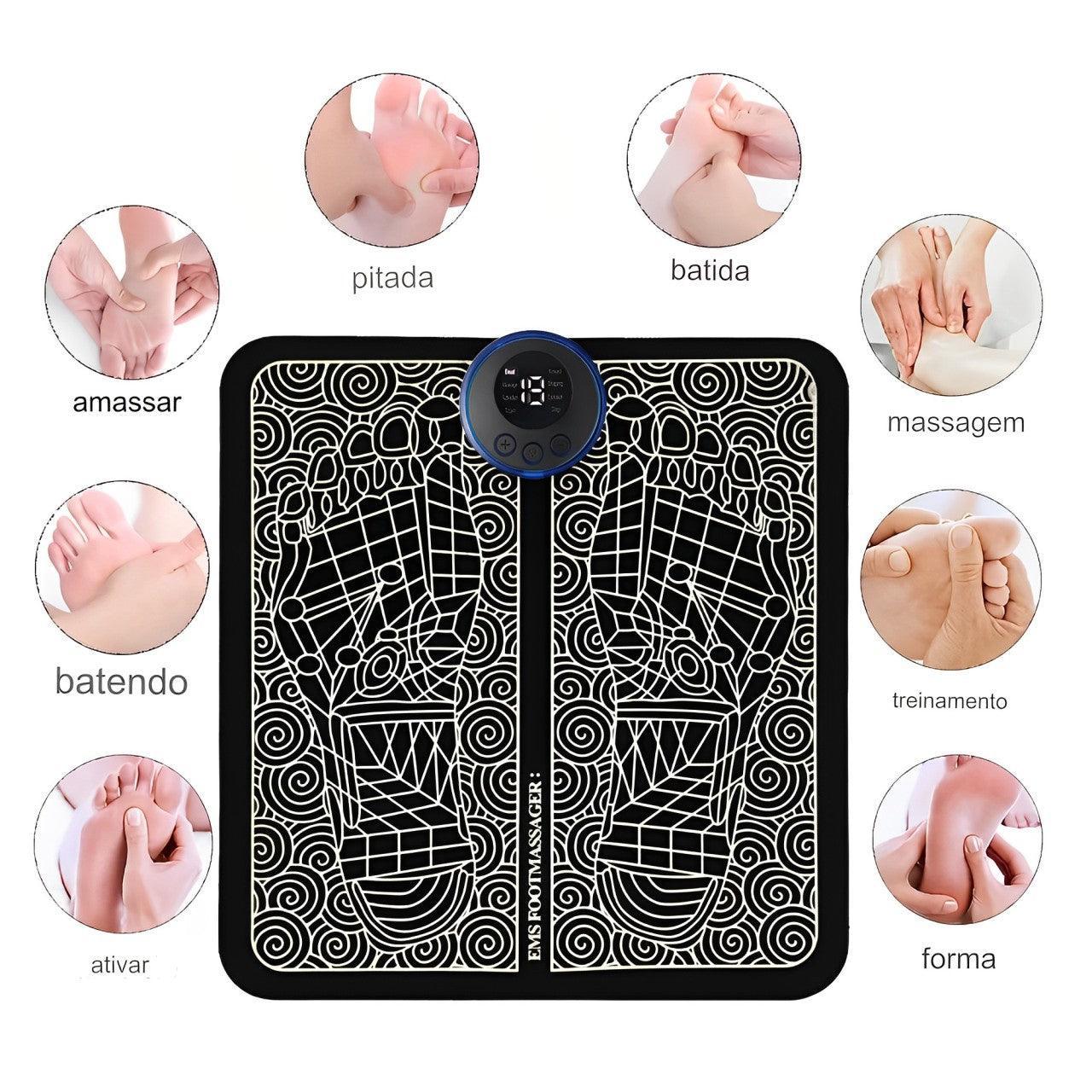 Massageador elétrico para os pés Almofada