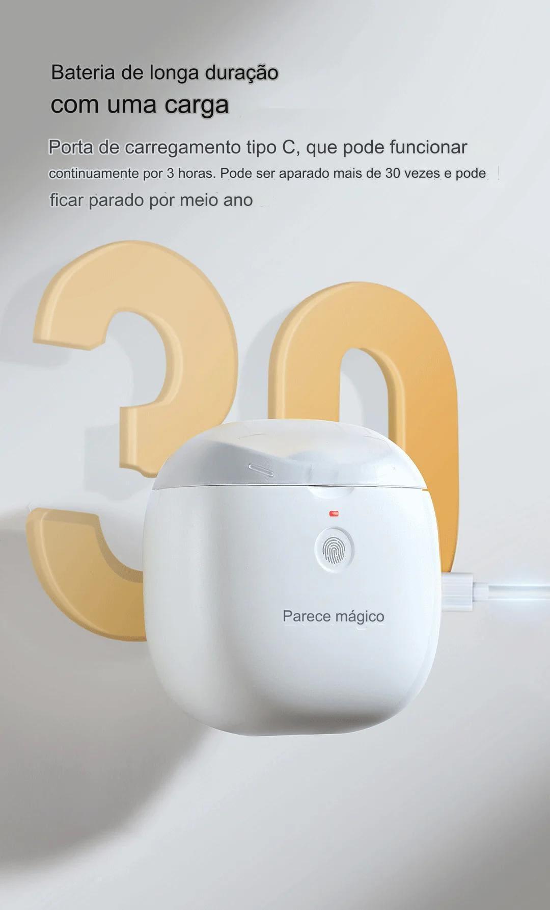Aparador de Unhas prático Elétrico Nail Clipper