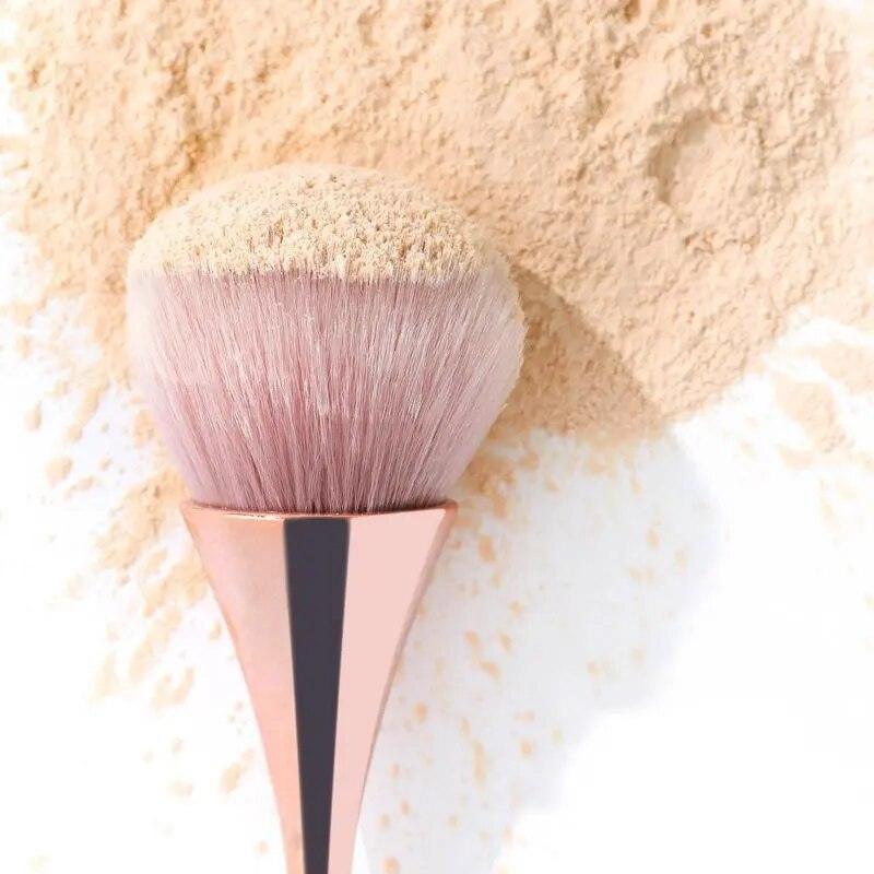 Pincel Ouro Rosa Para Base - Lojeri