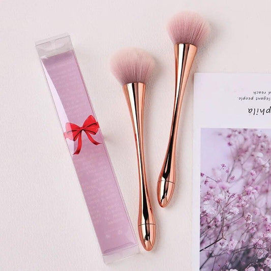 Pincel Ouro Rosa Para Base - Lojeri