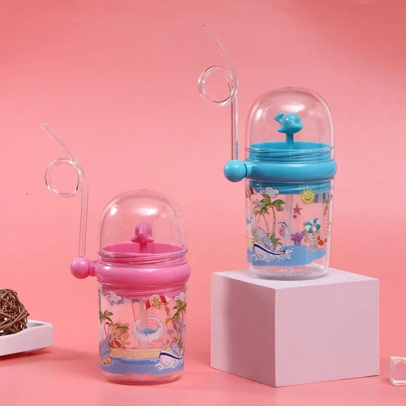 Garrafa D’Água Com Canudos Para Bebês - Lojeri