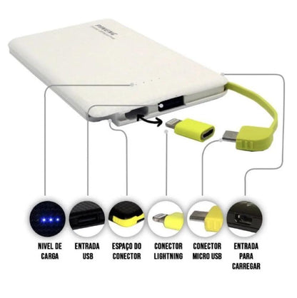 Carregador Portátil - PowerBank - Lojeri