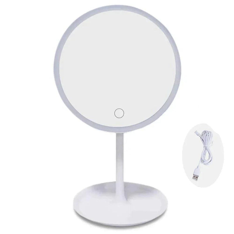 Espelho de maquiagem com luz led - 3 modos - Lojeri