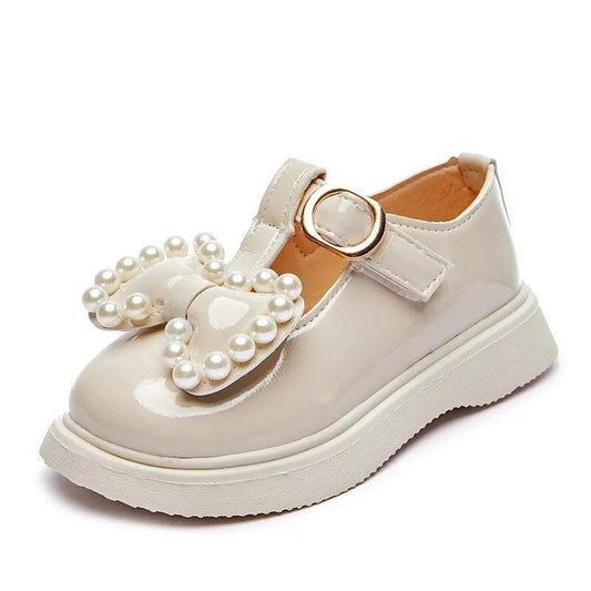 Sandália Com Pérolas Para Meninas - Lojeri