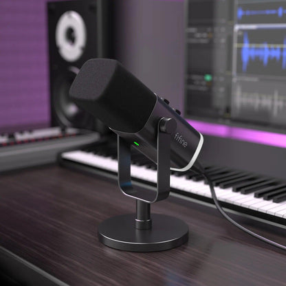 Microfone dinâmico - FIFINE USB/XLR - Lojeri