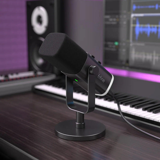 Microfone dinâmico - FIFINE USB/XLR - Lojeri