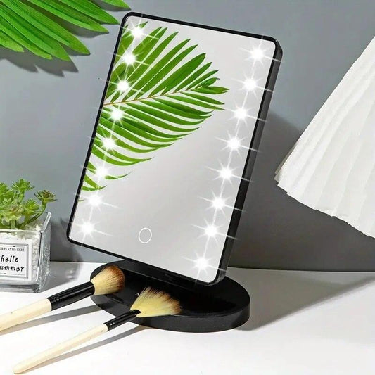 Espelho com luz led - Recarregável USB - Lojeri