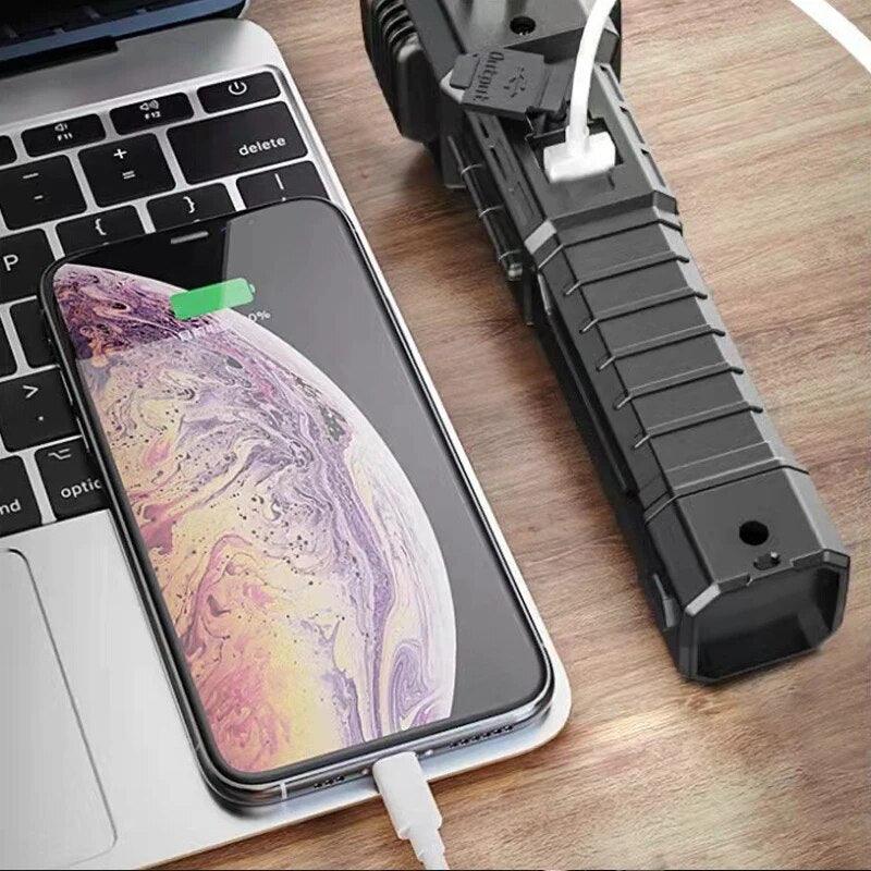 Lanterna Tática 4 Em 1 - Ultra Potência - Lojeri